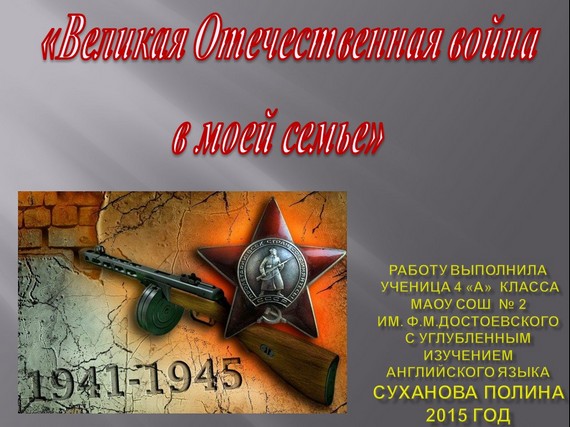 презентация великая отечественная война